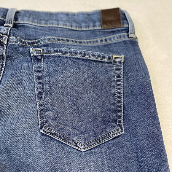 LEVEL 99 ANTHROPOLOGIE DENIM SHORTS JAIMEE BERMUDA ROLL UP HEM - Picture 6 of 12